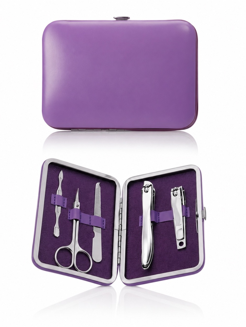AVON FOOTWORKS TOTAL PEDICURE KIT - PURPLE (NEW WITH TAGS)